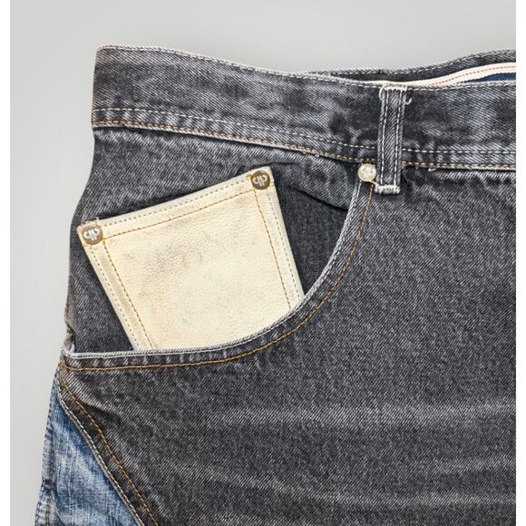 Pelle Pelle Marc Buchanan Vintage Jeans Men's 44x30 Mixed Wash Baggy Y2K Hip Hop - Picture 6 of 7